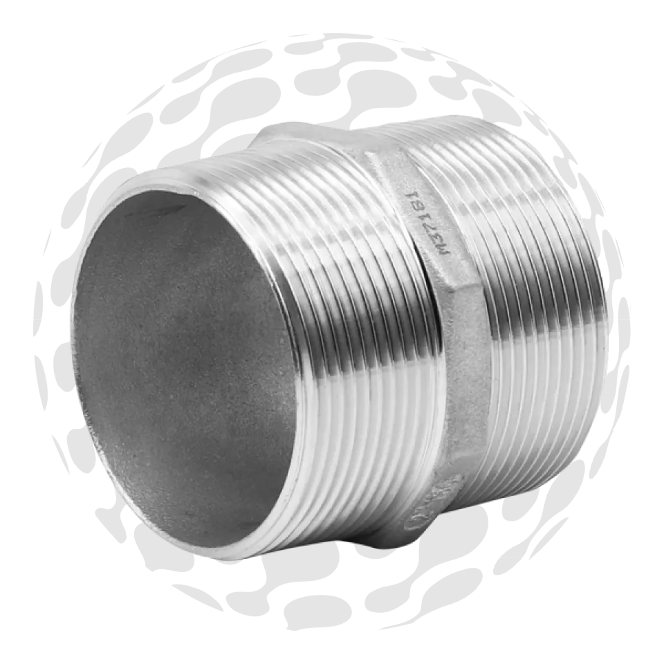 NPT-BSP Hex Nipple Adapter