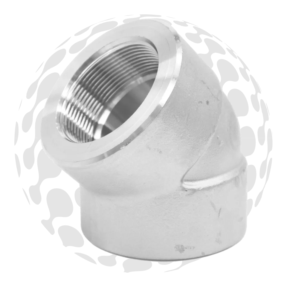 NPT Elbow 45° - 3000LB