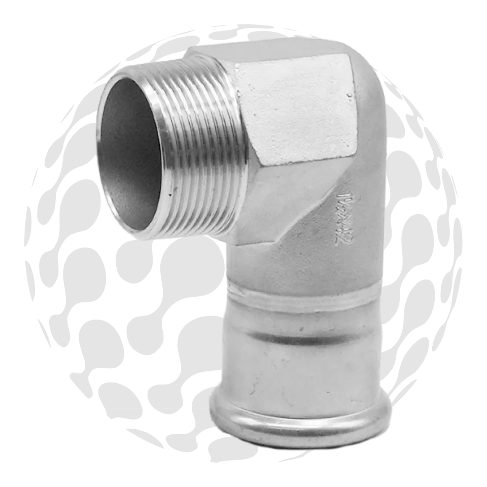 RapidPress Male BSP Elbow 90°