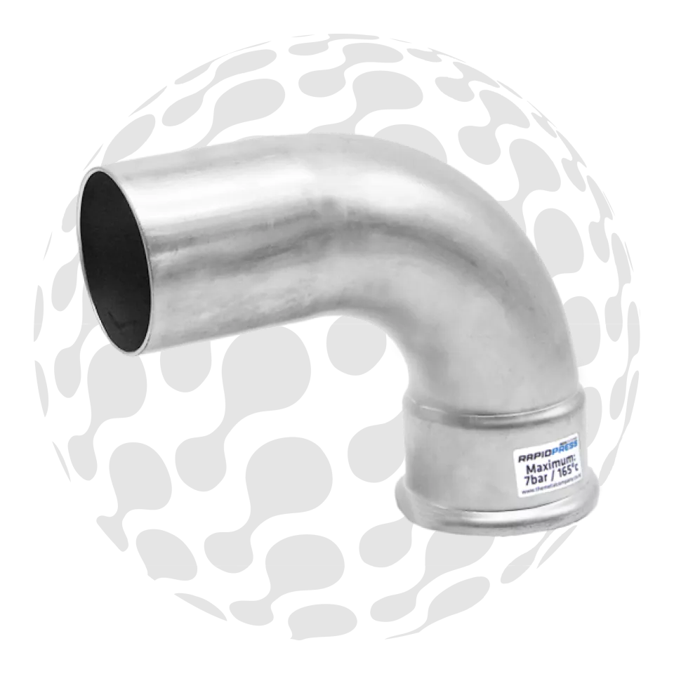 RapidPress Steam Spigot Bend 90°