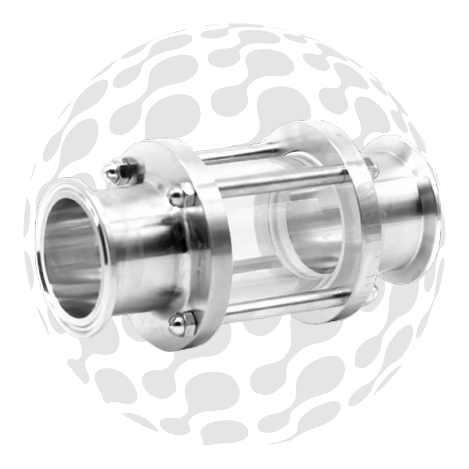 Tri Clover Polycarbonate Sight Glass - Short