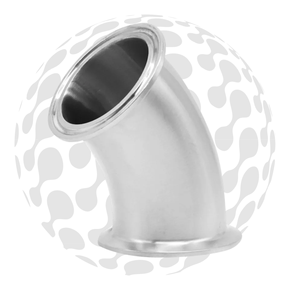 Tri Clover Bend 45°