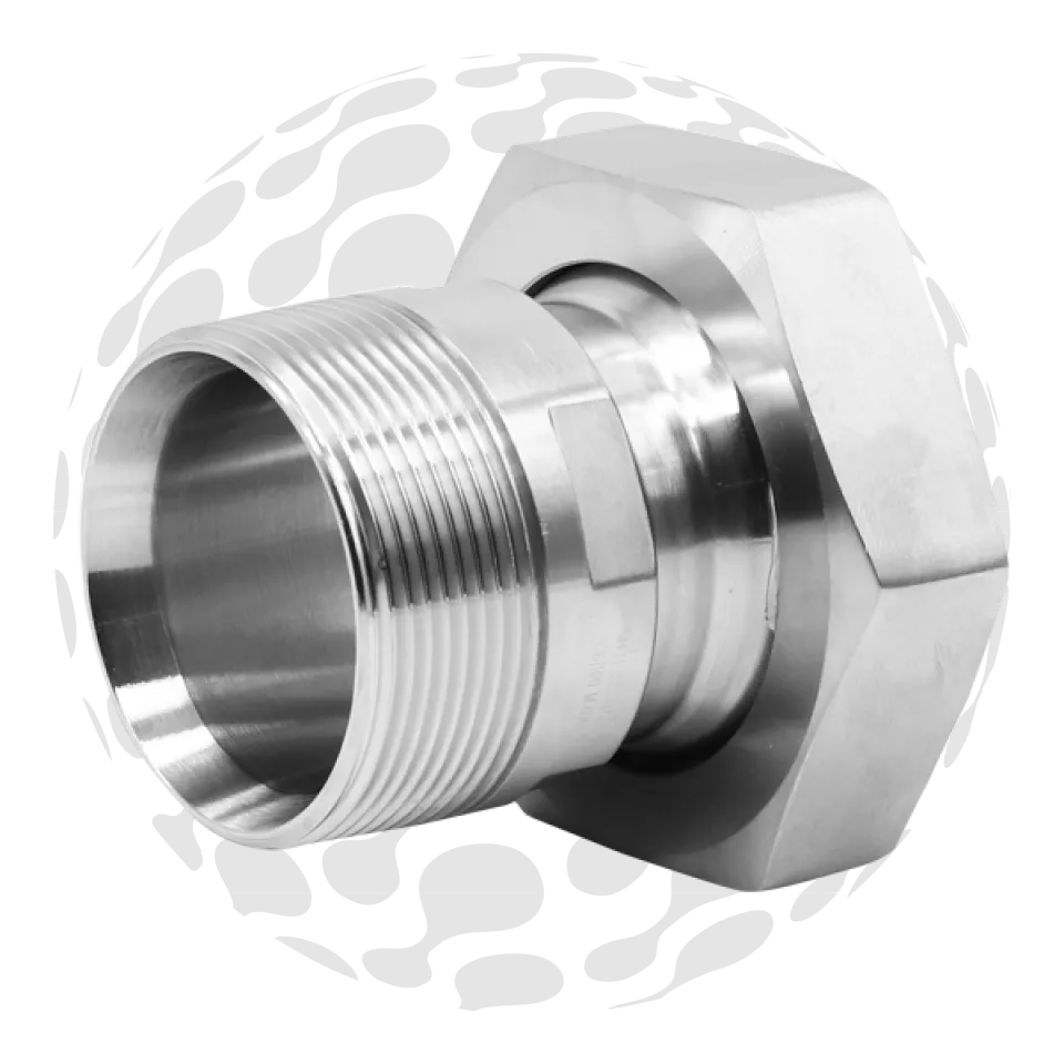 BSP Nipple to RJT Female Adapter