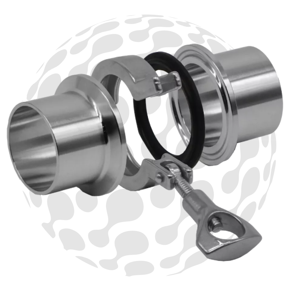 Tri Clover Union with Long Ferrule