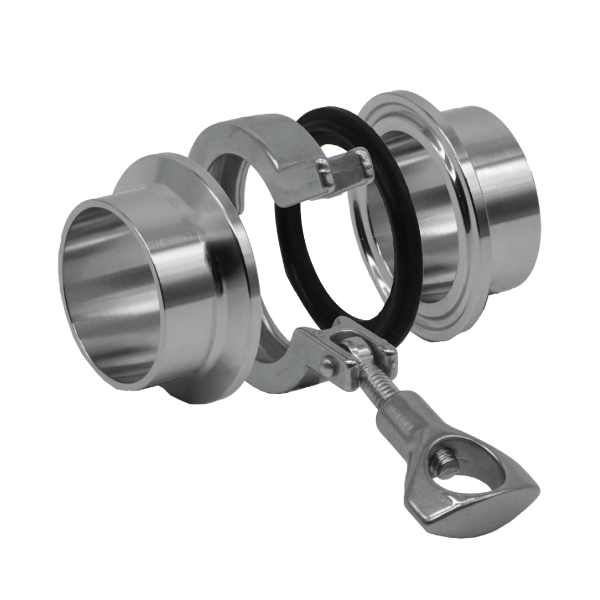 Tri Clover Union with Medium Ferrule